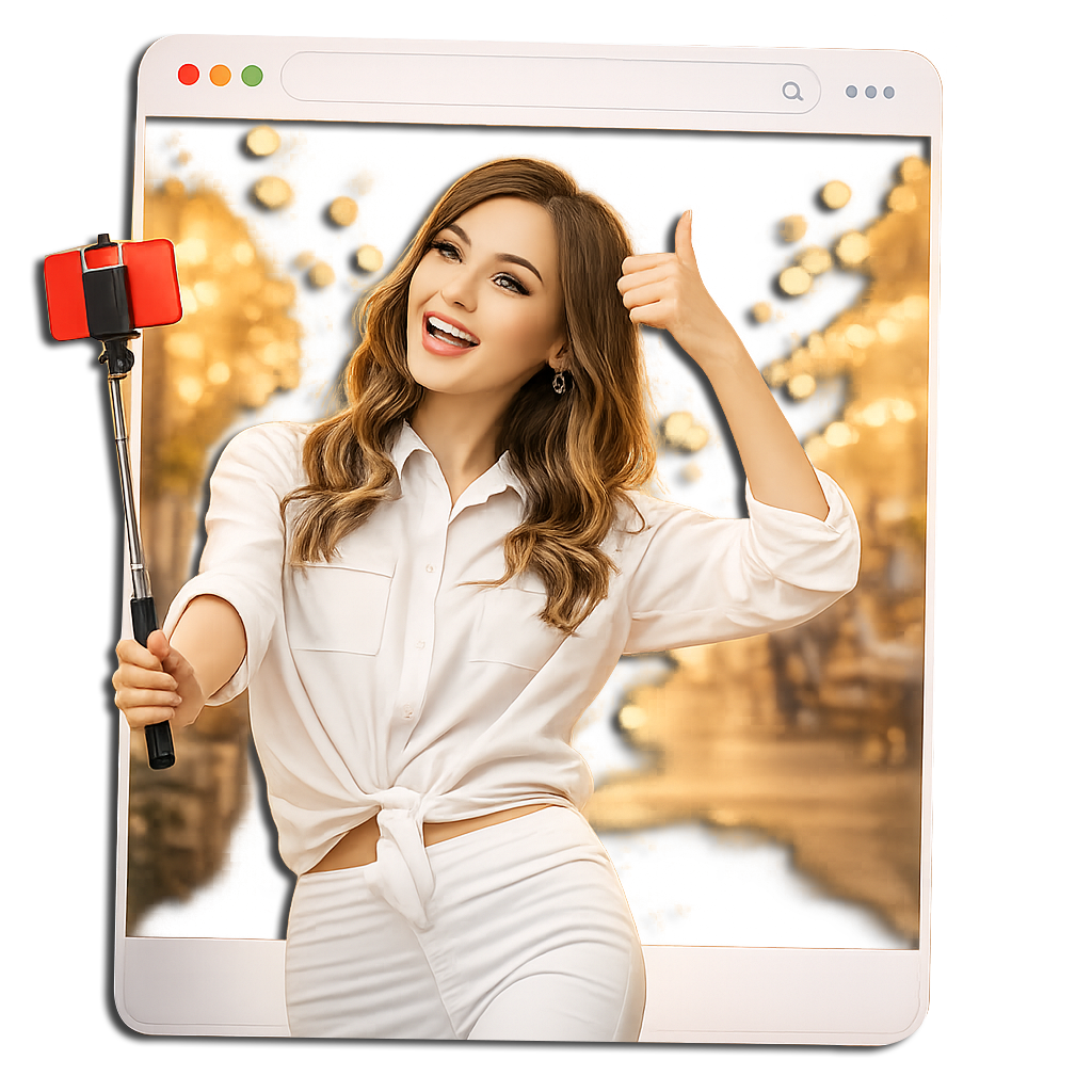 Creator growing their social brand with Orion Smm